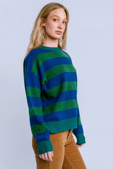 Light Gray London Stripe Sweater Sweater