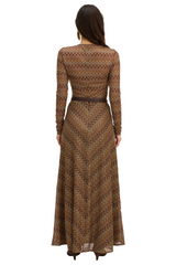 White Smoke Olive Skirt Maxi Skirt