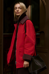 Black Rylan Mid Length Jacket Jacket