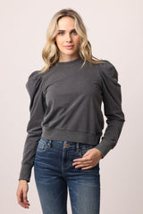 Light Gray Vivian Sweatshirt Top