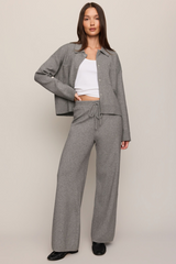 Slate Gray Slowdown Sweater Jacket Jacket