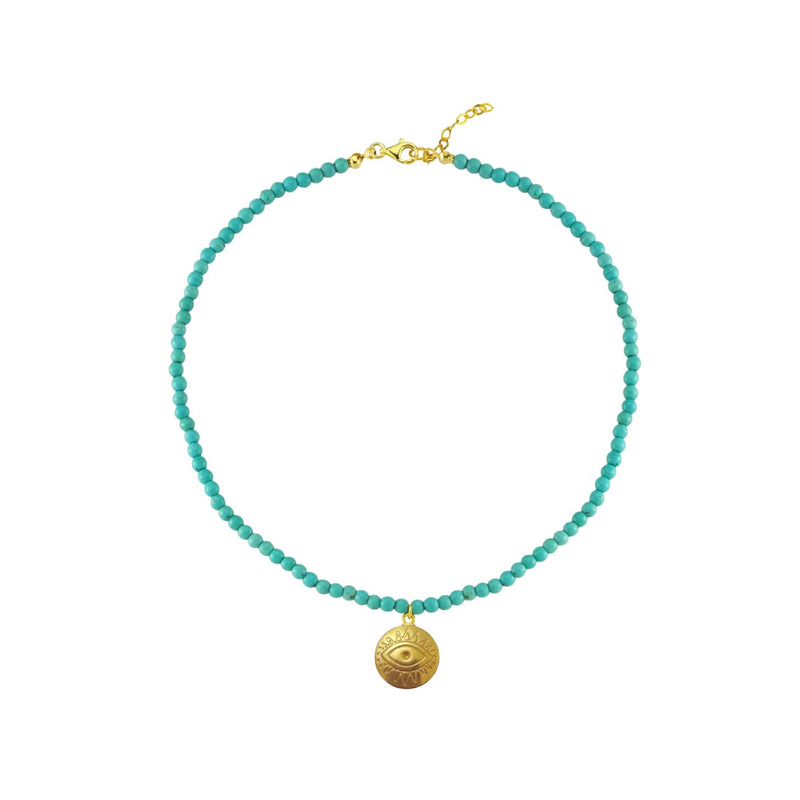 Cadet Blue Hjane Necklace Necklace