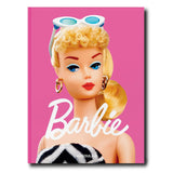 Pale Violet Red Barbie Book