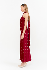 Magdalena Bias Cut Midi Dress Midi Dress