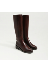 Milla Knee High Boot | Dark Brown Leather
