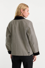 Lavender The Heritage Jacket in Black Check Jacket