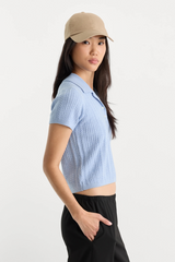 The Micro Cable Polo Top