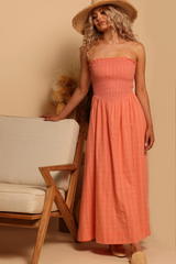 Dark Salmon Bella Maxi Dress Maxi Dress
