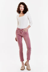 White Smoke Blaire High Rise Slim Straight Jeans jeans