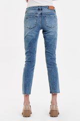 Dim Gray Blaire High Rise Ankle Jean Jeans