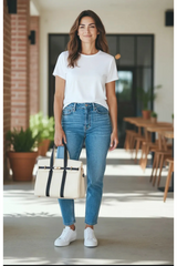 Short Handle Boat Tote