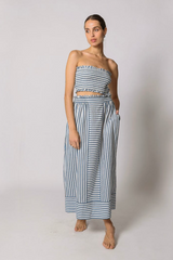 Gray Bristol Set in Vintage Blue Set