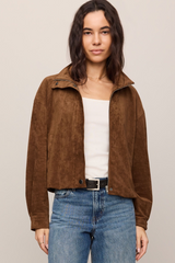 Light Gray Corin Bubble Hem Jacket Jacket