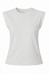 Ciara Cap Sleeve Crew Neck Top