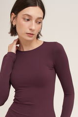 Dark Slate Gray Kell Long Sleeve Top Top
