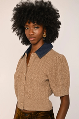 Rosy Brown Lane Cardigan Cardigan