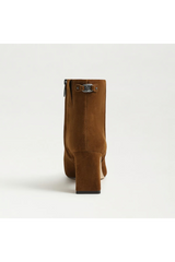Saige Ankle Booties | Warm Nutmeg Suede
