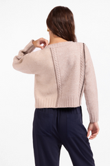 White Smoke Geneva Sweater Sweater