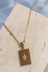 Gray Lorena Long Star Gold Necklace Necklace