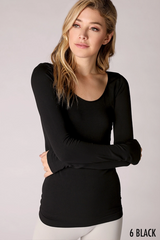 Black Willow Long Sleeve Top Top