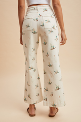 Tan Duck, Duck Wide Leg Denim Pant