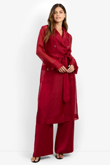 Lavender Angelico Trench Coat