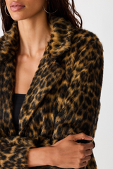 Lavender Madley Jacket in Cheetah Print Jacket