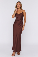 Bessie Sleeveless Lace Back Maxi Dress