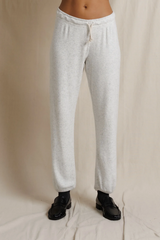 Gray Brynn Mohair Pull On Sweatpants Lounge Pants