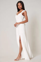 Light Gray Cherish Convertible Dress Formal Dress