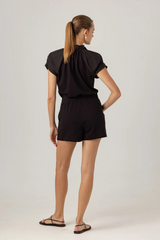 Light Gray Clemence Romper Romper