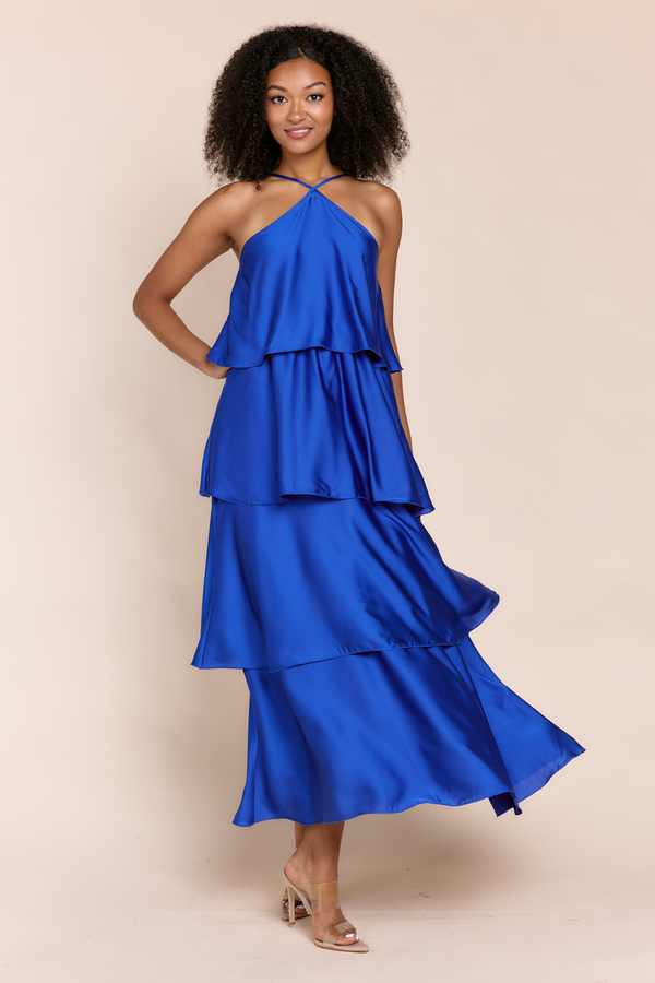 Dark Slate Blue Suriana Dress Maxi Dress