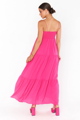 Hot Pink Long Weekend Maxi Dress maxi dress
