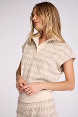 Light Gray Corey Popover Top