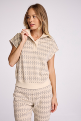 Light Gray Corey Popover Top