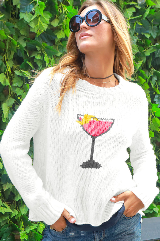 Dark Slate Gray Cosmo Crew Sweater