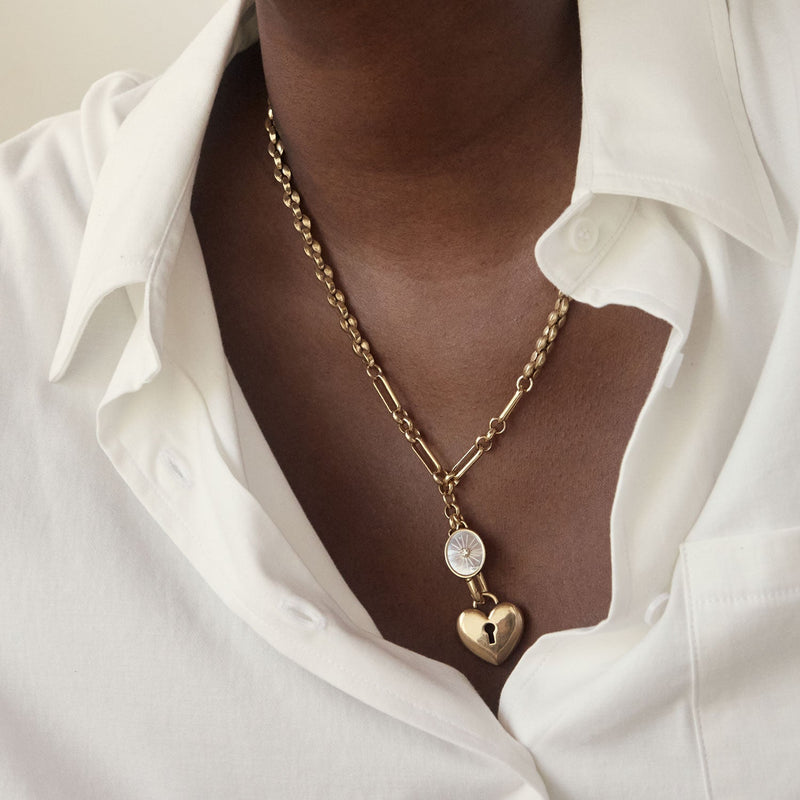 Light Gray Cece Necklace Necklace