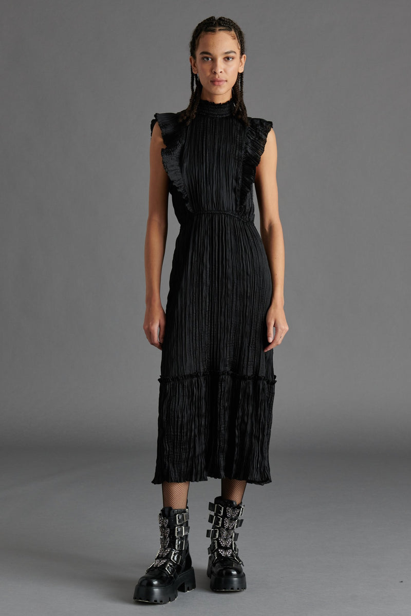 Dim Gray Wednesday Dress Midi Dress