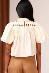 Light Gray Quinn Blouse Blouse