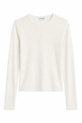 Ivanna Micro Modal Rib Long Sleeve T Shirt