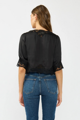 Lavender Danica Lace Top Top