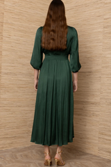 Tan Adriel Solid Maxi Dress Maxi Dress