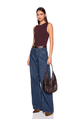 White Smoke Crew Sleeveless Top Top