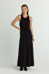 Black Mallory Skirt Maxi Skirt