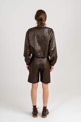 Lavender Everyday Icon Faux Leather Jacket Jacket