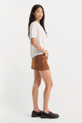 Lavender The Better Than Suede Mini Skirt Mini Skirt