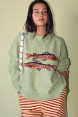 Gray Trout About Sweater Sweater