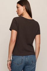 Dark Slate Gray Junie Slub Tee Tee