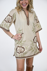 Lavender Savannah | Pale Meadow Mini Dress