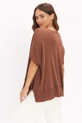 Seashell Dalette Scoop Relaxed Tee Shirts & Tops